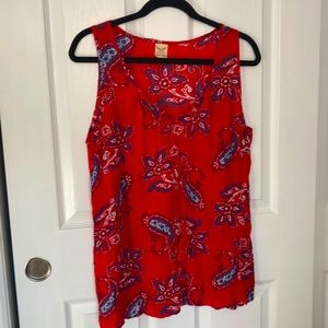 Red White and Blue tank top shirt